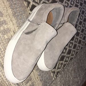 SteveMadden grey slip on sneakers never worn